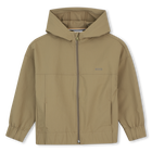Sweat zipp&eacute; &agrave; capuche, DARK TAUPE, hi-res