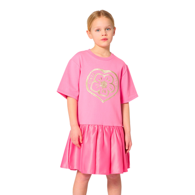 Robe manches courtes KENZO KIDS FILLE