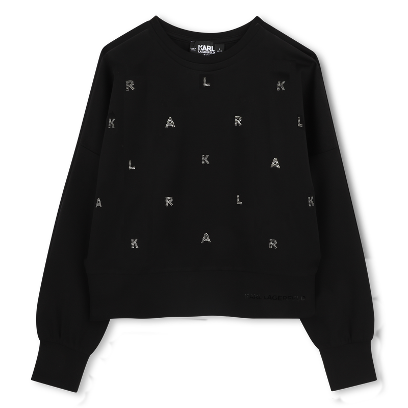 Sweat-shirt à manches longues KARL LAGERFELD KIDS 
                    FILLE