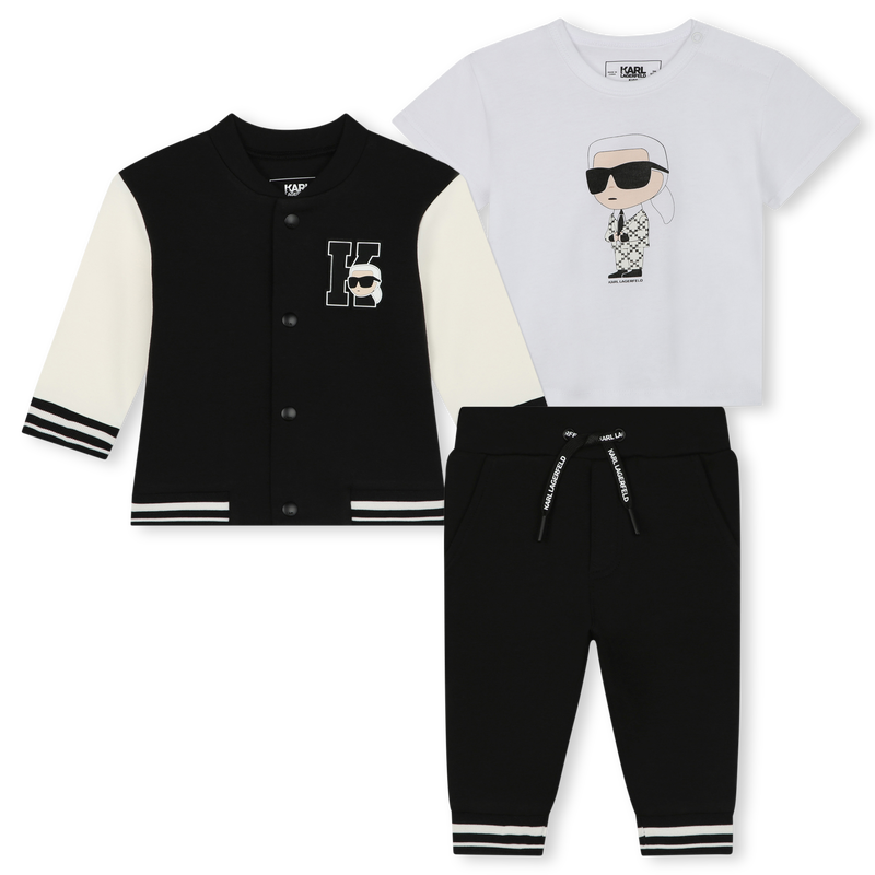 Ensemble 3 pièces jogging KARL LAGERFELD KIDS 
                    GARCON