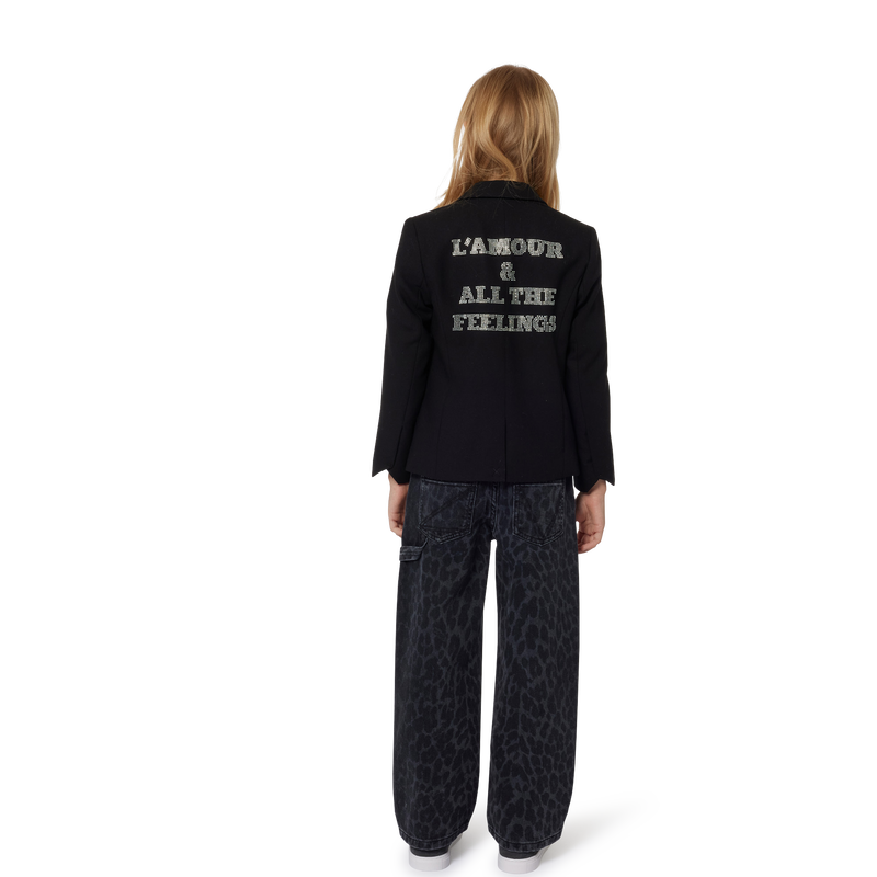 Jean à taille haute ajustable ZADIG & VOLTAIRE 
                    FILLE