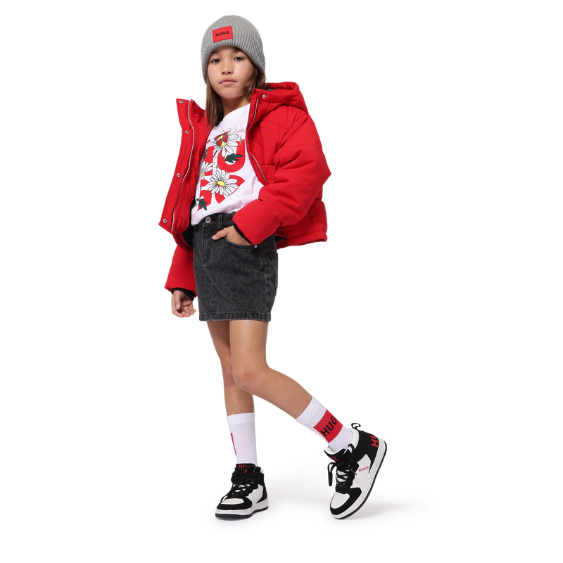 T-shirt avec imprim&eacute; fantaisie Hugo 
                        FILLE