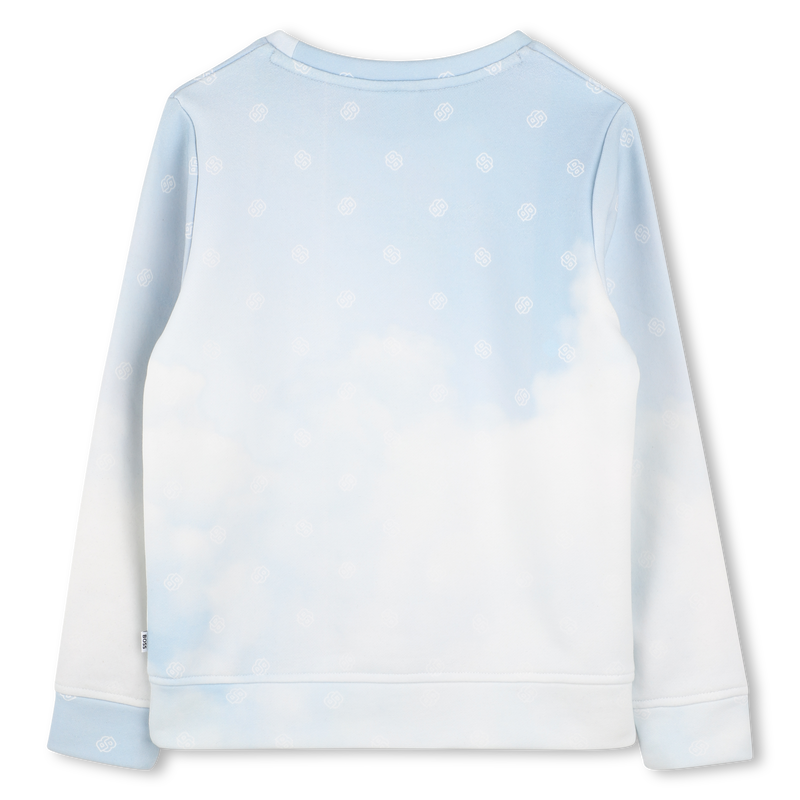Sweat-shirt imprim&eacute; BOSS 
                        GARCON
