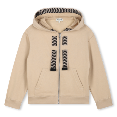 Sweat-shirt avec sigle brodé LANVIN GARCON