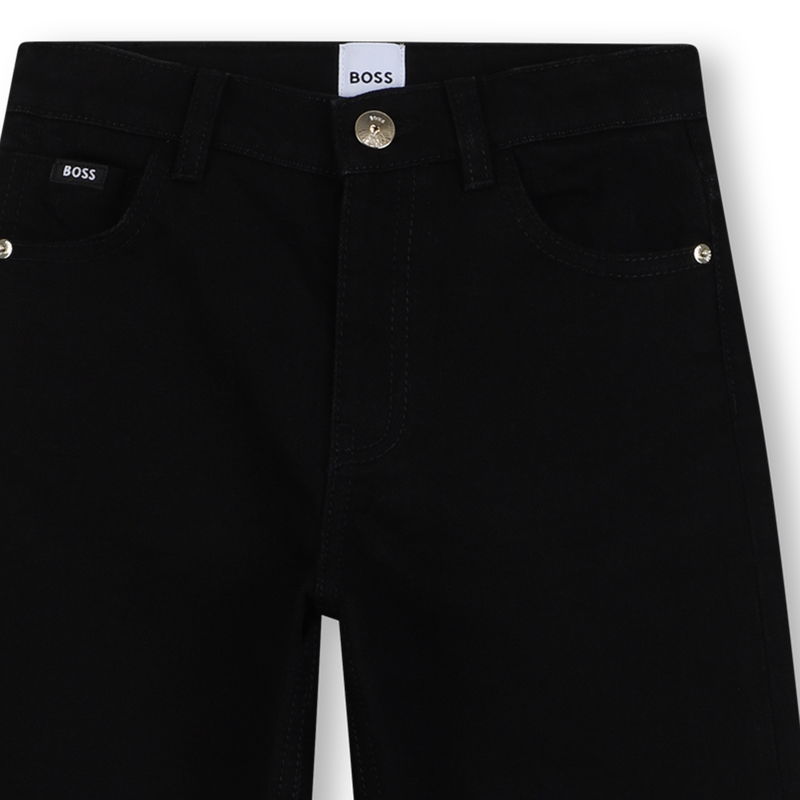 Pantalon denim avec fermeture boutonnée BOSS 
                    FILLE