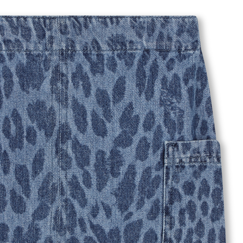 Jupe denim imprimé léopard ZADIG & VOLTAIRE 
                    FILLE