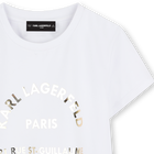 T-shirt &agrave; manches courtes KARL LAGERFELD KIDS 
                    FILLE