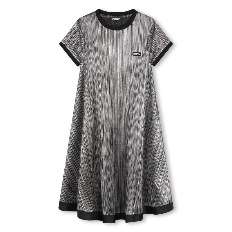 Robe plissée à manches courtes DKNY 
                    FILLE