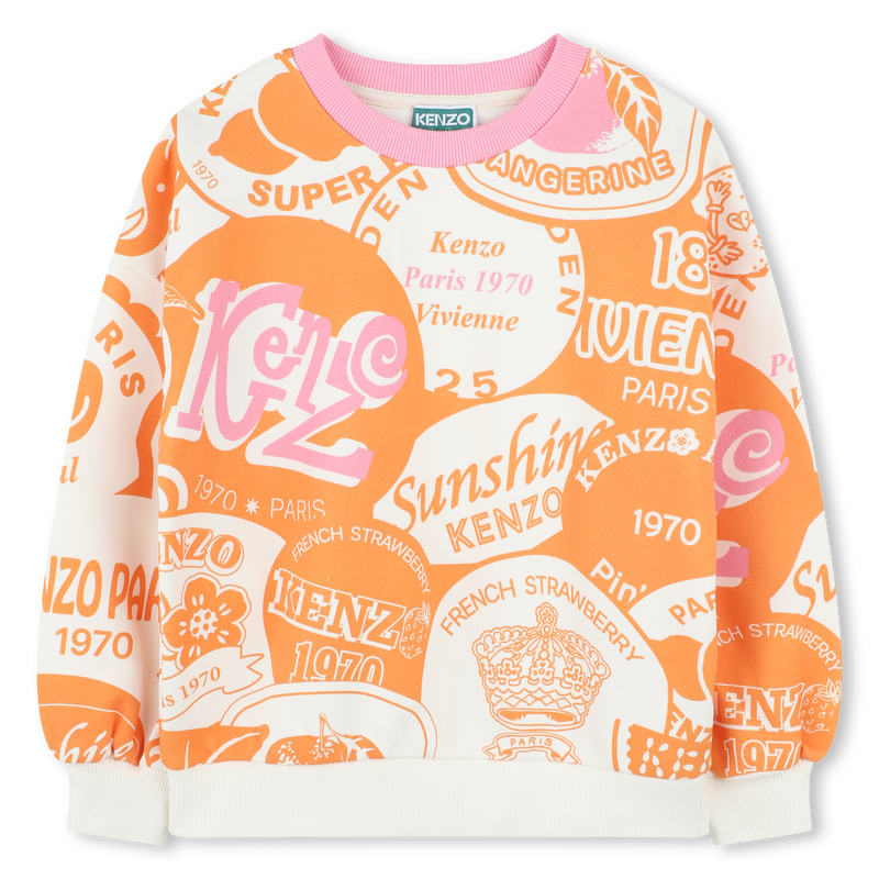 Sweat-shirt en molleton KENZO KIDS 
                    FILLE