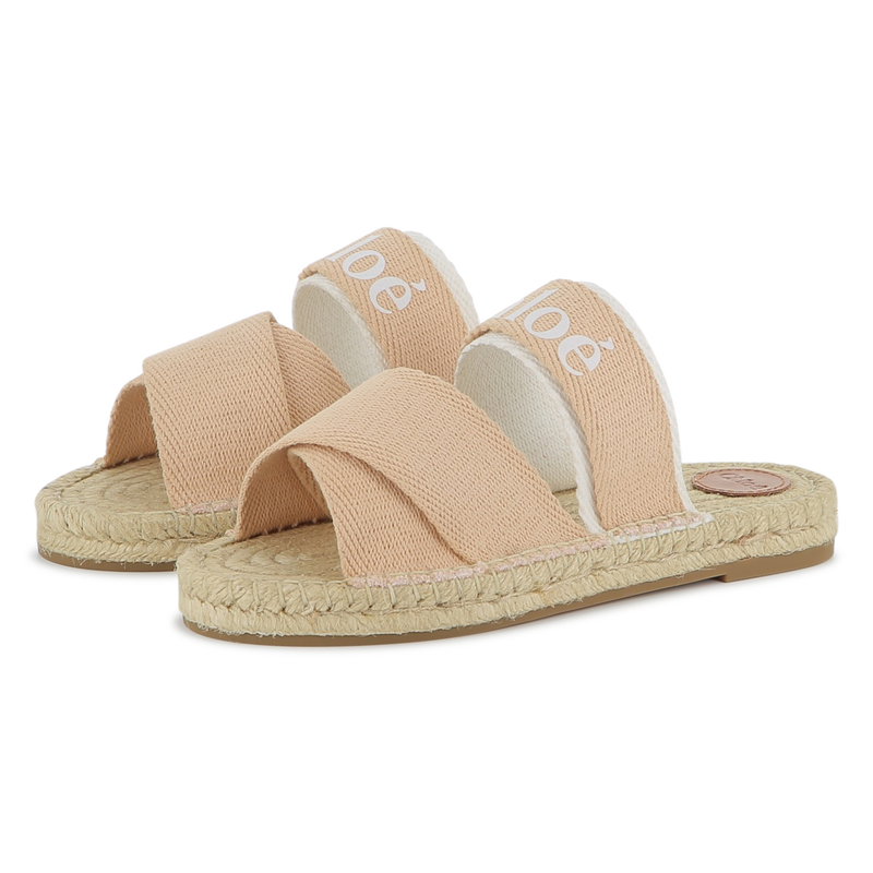 Sandales en toile et corde CHLOE 
                    FILLE