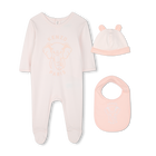 Ensemble pyjama + bonnet + bavoir KENZO KIDS 
                    UNISEXE