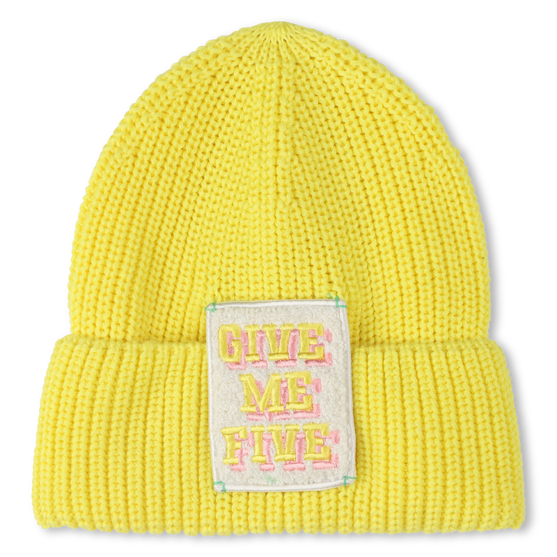 Bonnet à badge brodé BILLIEBLUSH 
                    FILLE