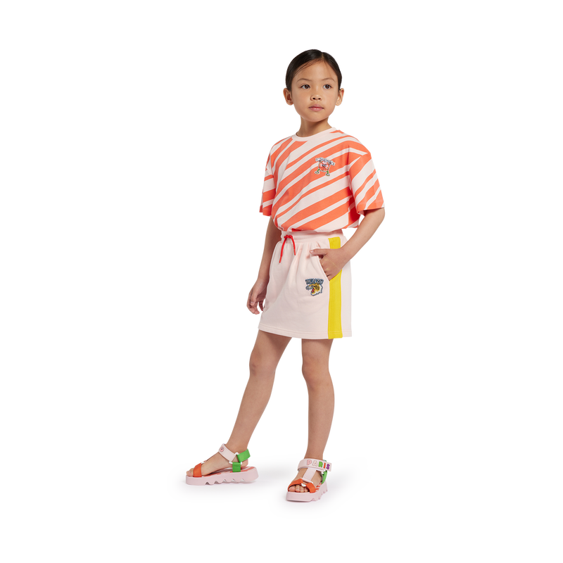 Jupe en molleton avec poches KENZO KIDS 
                    FILLE