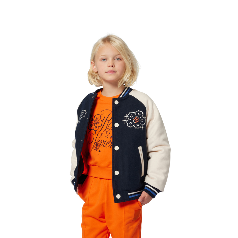 Bomber avec fermeture pressionnée KENZO KIDS 
                    FILLE