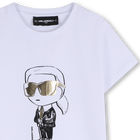 Tee-shirt manches courtes KARL LAGERFELD KIDS 
                    FILLE