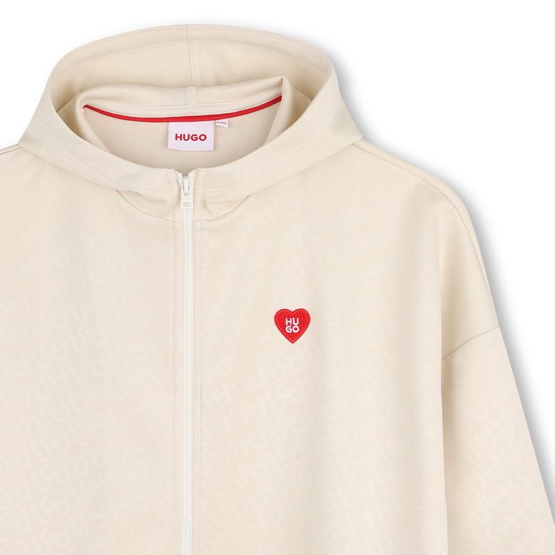 Cardigan &agrave; capuche Hugo 
                        FILLE