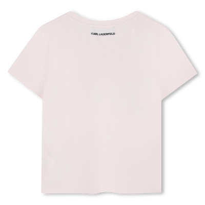 T-shirt à manches courtes KARL LAGERFELD KIDS FILLE
