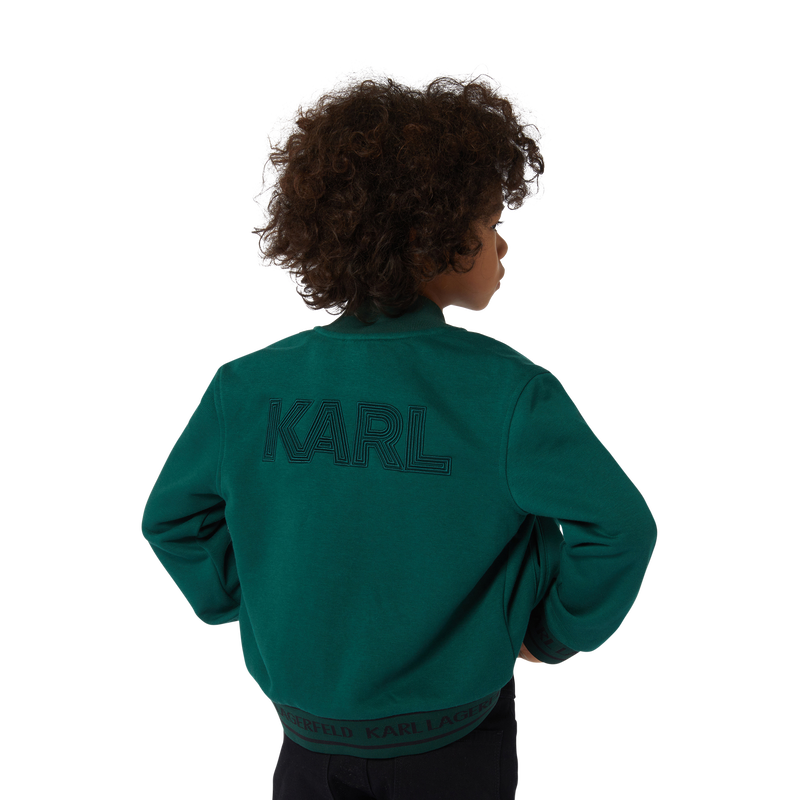 Cardigan de jogging molletonné KARL LAGERFELD KIDS 
                    GARCON