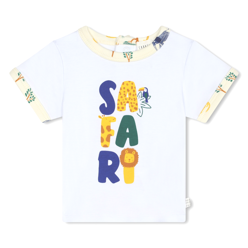 T-shirt et short en CARREMENT BEAU 
                    GARCON