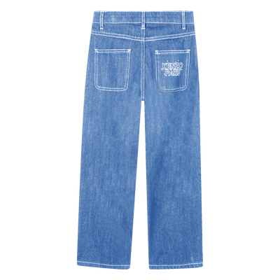 Pantalon en denim KENZO KIDS GARCON