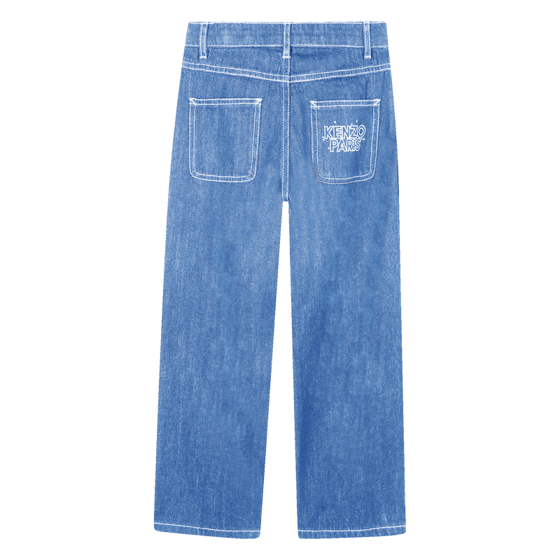 Pantalon en denim KENZO KIDS 
                    GARCON