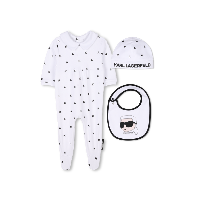 Ensemble naissance 3 pièces KARL LAGERFELD KIDS 
                    GARCON