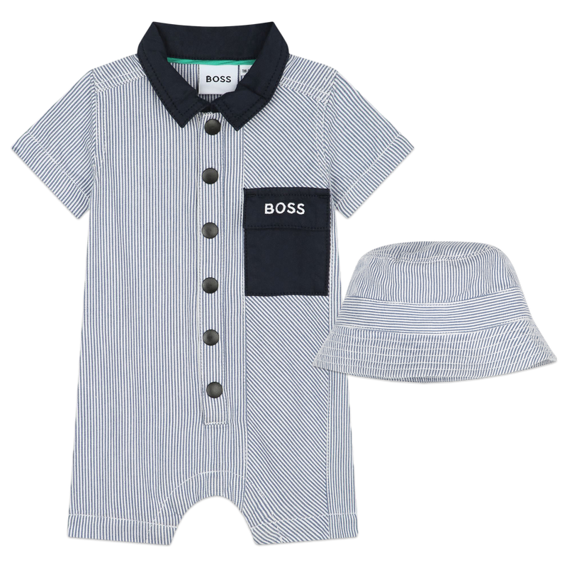 Ensemble combishort et bob BOSS 
                    GARCON