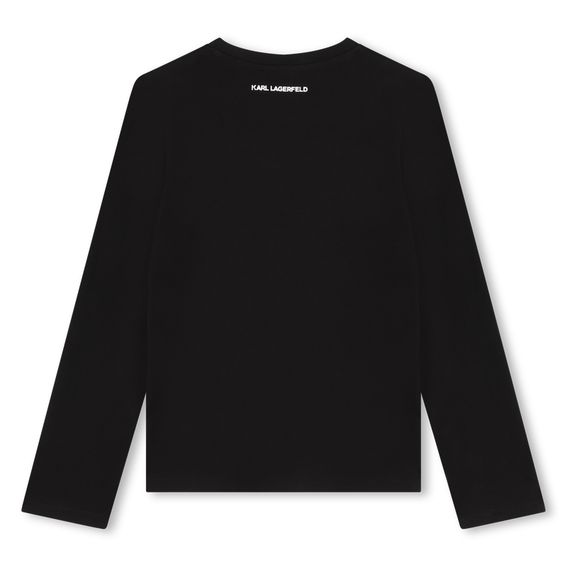 T-shirt avec imprimé placé KARL LAGERFELD KIDS 
                    FILLE