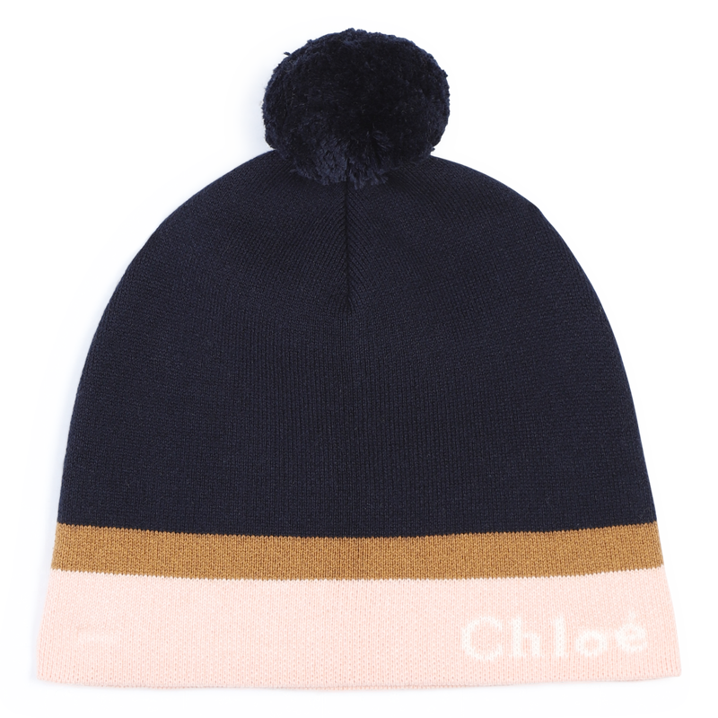 Bonnet tricolore en tricot CHLOE 
                    FILLE