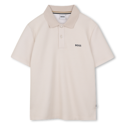 POLO MANCHES COURTES BOSS GARCON