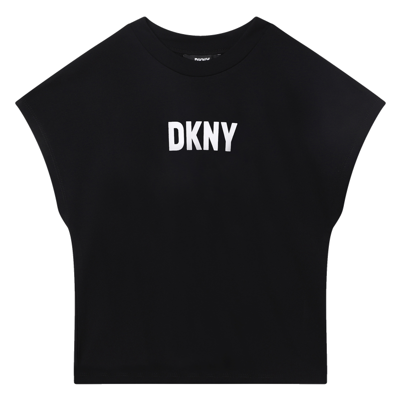T-shirt cérémonie en tissu en maille ajouré DKNY 
                    FILLE