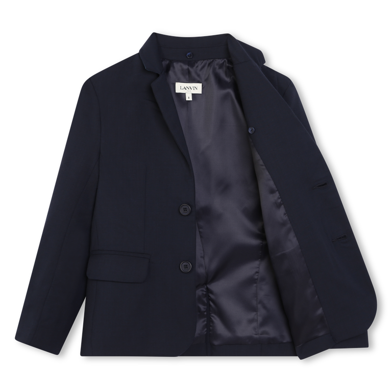 Veste de costume bi-matière
