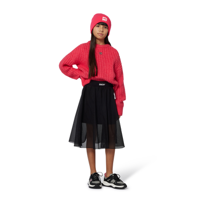 Jupe midi effet 2 en 1 DKNY FILLE