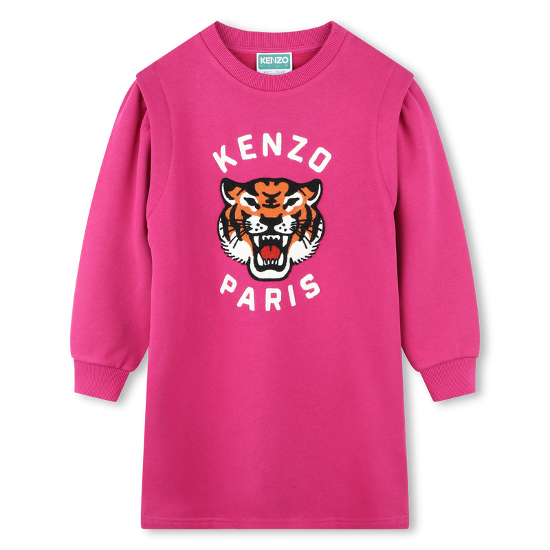 Robe molletonnée à fronces KENZO KIDS 
                    FILLE