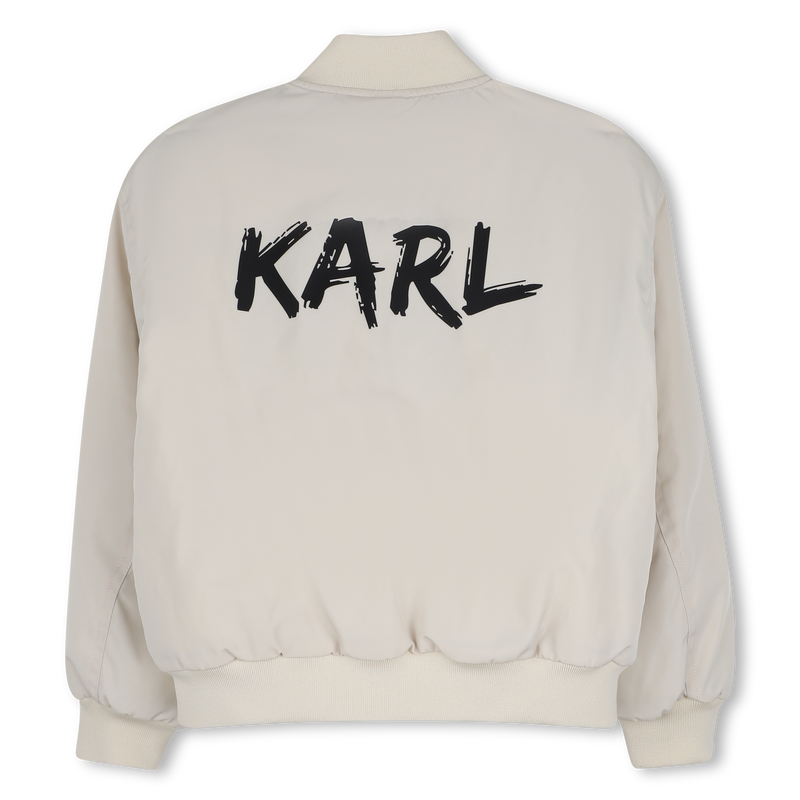 Bomber en toile KARL LAGERFELD KIDS 
                        GARCON