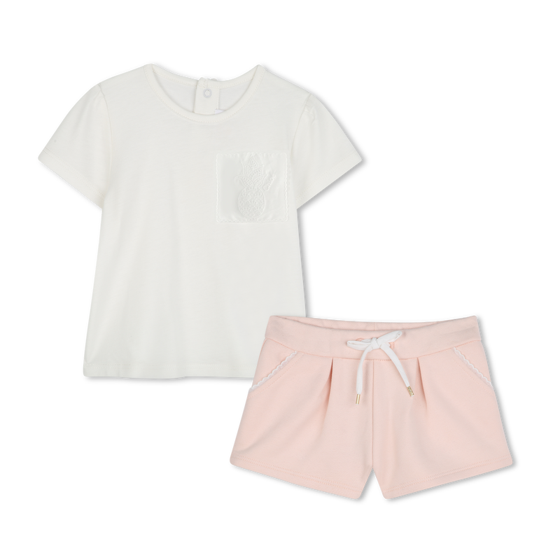 Ensemble T-shirt et short CHLOE 
                    FILLE