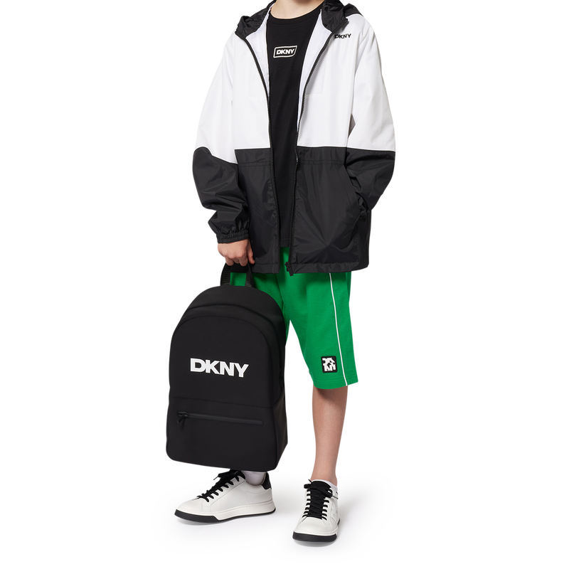 Baskets lac&eacute;es en cuir de vachette DKNY 
                        UNISEXE