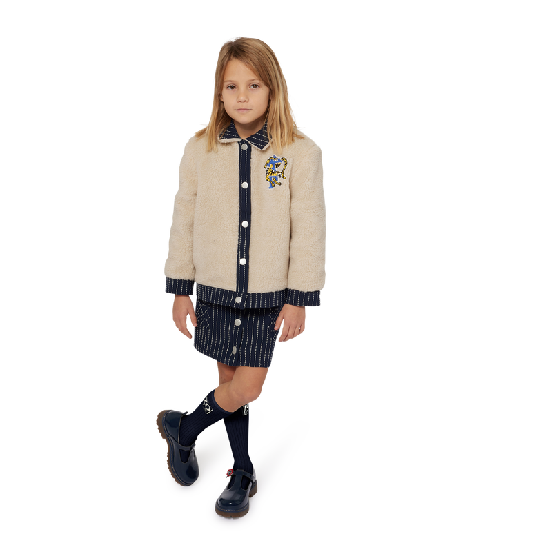 Jupe droite pressionnée KENZO KIDS 
                    FILLE