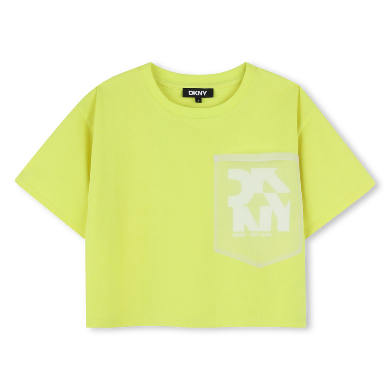 T-shirt ample manches courtes DKNY 
                        FILLE