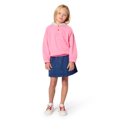 Jupe en denim KENZO KIDS FILLE