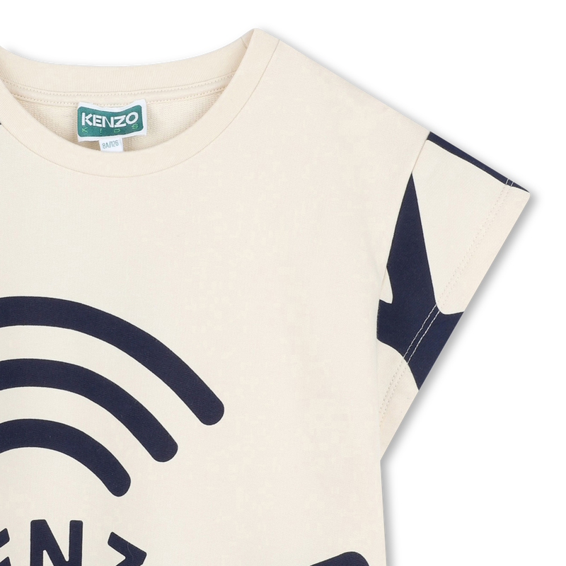 T-shirt en molleton à imprimés KENZO KIDS 
                    FILLE