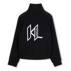 Sweat zipp&eacute; &agrave; capuche KARL LAGERFELD KIDS 
                    GARCON