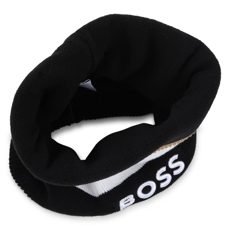 Tour de cou tricot doublé BOSS 
                    GARCON
