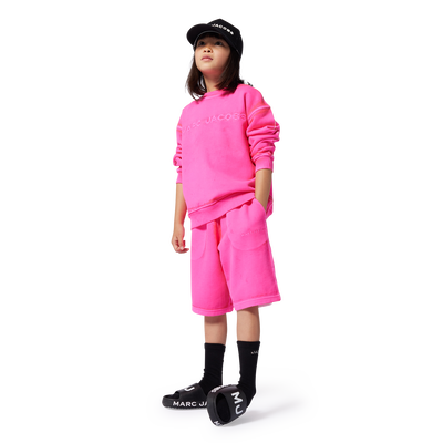 Bermuda molleton avec broderie MARC JACOBS UNISEXE