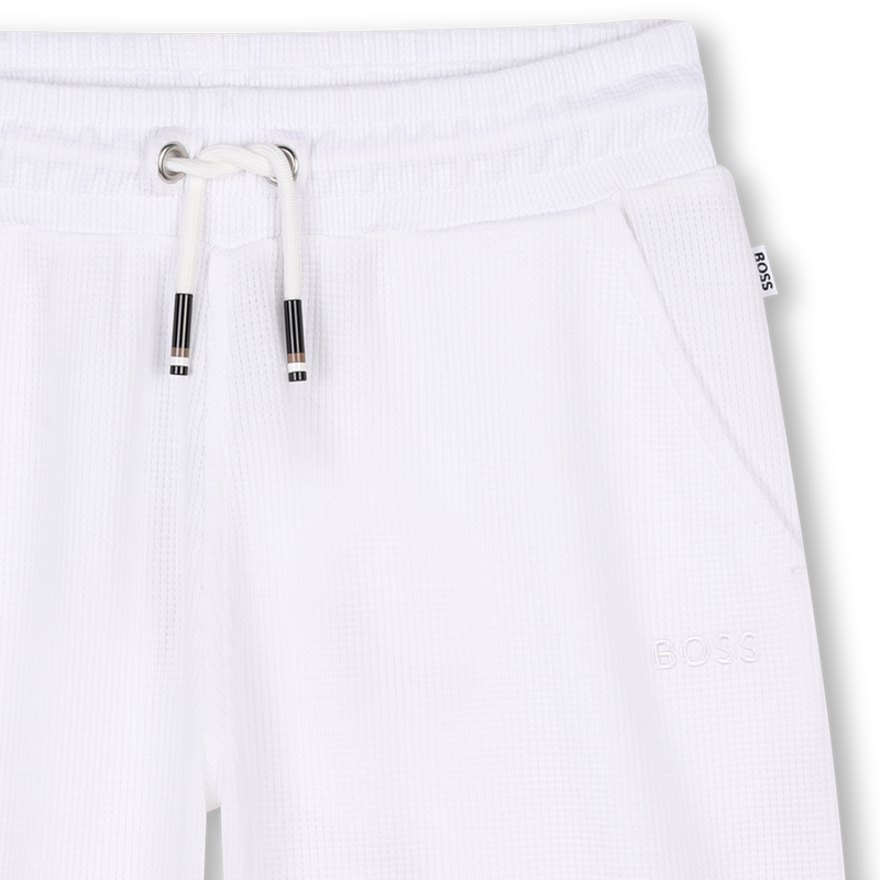 Short de jogging gaufr&eacute; BOSS 
                        GARCON
