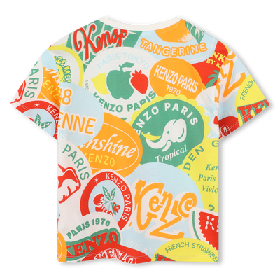 T-shirt coton manches courtes KENZO KIDS GARCON