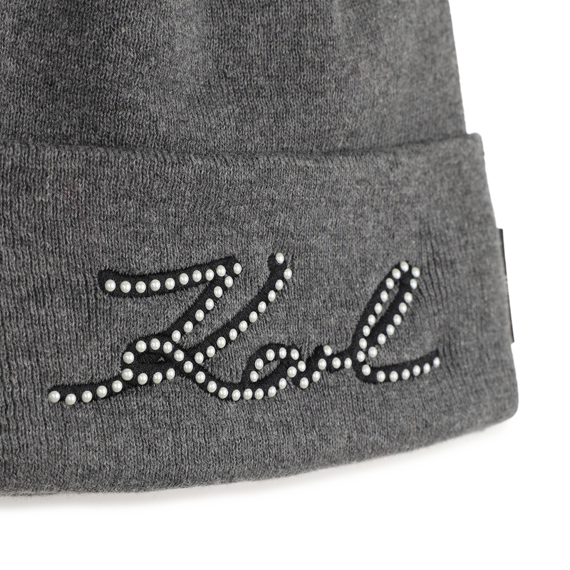 Bonnet en tricot KARL LAGERFELD KIDS 
                        FILLE