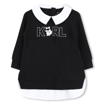 Robe &agrave; manches longues KARL LAGERFELD KIDS FILLE