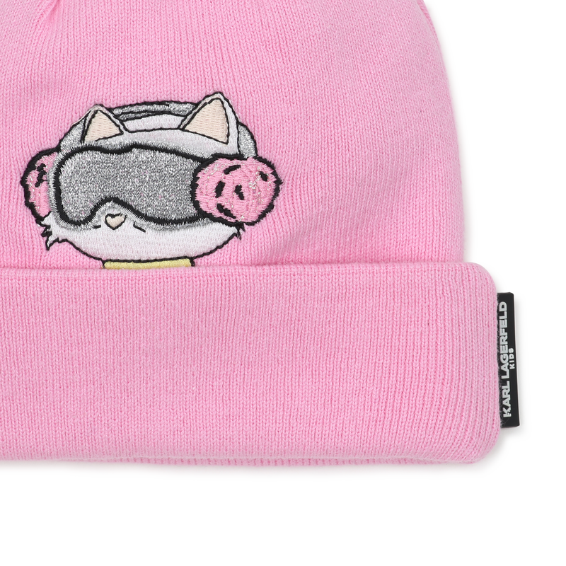Bonnet en tricot KARL LAGERFELD KIDS 
                        FILLE