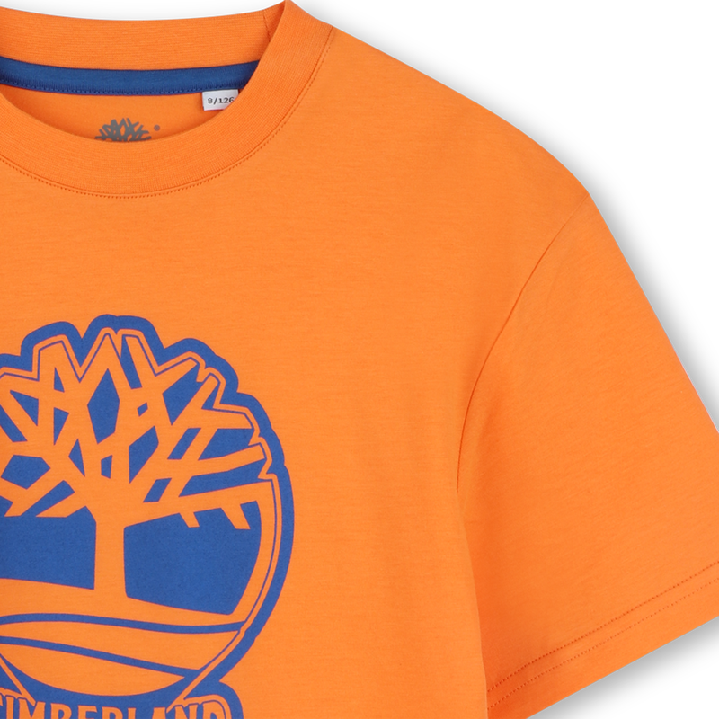 T-shirt bicolore avec logo TIMBERLAND 
                        GARCON